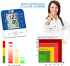 Blood Pressure Monitor CE Approved UK for Home Use - Medical Upper Arm Blood Pressure Machine - Heart Rate Monitor - Hypertension Detector - Adjustable 22-42cm Large Adult Cuff - LCD Display