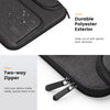 9-11 Inch Tablet Sleeve Bag, Fits iPad Air 5/4th 10.9, iPad Pro 11 Inch, iPad 9/8th 10.2, iPad 10th 10.9, Tab S8/S9 11",Waterproof Polyester Bag with Double Pockets,Retractable Handle, Black&Gray