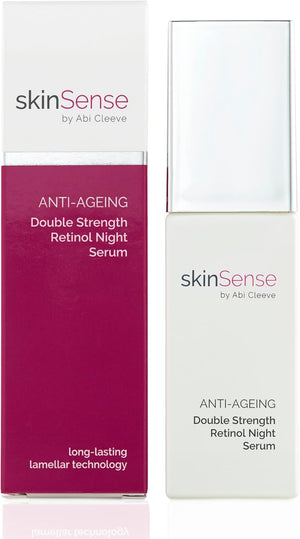 Anti-Ageing 0.6% Double Strength Retinol Serum 30ml, Night Time Serum for Face, Retinol Cream High Strength for Face, Retinol Face Cream Women