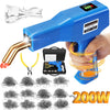 200W Plastic Welding Kit, Cordless Plastic Welder, Plastic Welding Machine 220V, 5000mAh USB Rechargeable Car Bumper Repair Kit with 1050PCS Hot Stapler, Plastic Welding Repair Kit for Car Bumpe