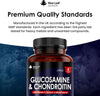 Glucosamine and Chondroitin High Strength - Enriched With Turmeric And Vitamin C - Glucosamine Sulphate Chondroitin Sulphate, Food Supplement - Contributes To The Normal Function of Bones 365 Capsules