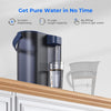 Compact Instant Electric Water Filter Jug for Fridge with 3-Months Filter, Countertop Water Filter System, Reduces Chlorine, Lead, Mercury, Reduce PFAS, PFOA/PFOS, 757 Litres,Blue