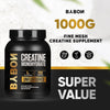 Powder 1kg/1000g - 200 Servings - Soluble 200 Fine Mesh Creatine Supplement - Weight Training Sports Food Supplement