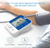 Blood Pressure Monitor CE Approved UK for Home Use - Medical Upper Arm Blood Pressure Machine - Heart Rate Monitor - Hypertension Detector - Adjustable 22-42cm Large Adult Cuff - LCD Display