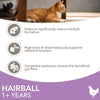 Hairball Complete Dry Cat Food for Adult and Senior Cats with Chicken 800 g