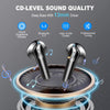 Wireless Earbuds Bluetooth 5.3 Headphones with 4 Mics, 2023 In Ear Wireless Headphones ENC Noise Cancelling Wireless Earphones 40H Ear Buds HiFi Stereo Deep Bass Bluetooth Earbuds IP7 Waterproof/USB-C