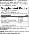 - Betaine HCI (120 Capsules) | Digestive Support Enzyme Supplement | Acid Active Protease Digestive Enzyme Blend for Acid Reflux and Indigestion, Nutrient Supplements, Gut Health Supplement