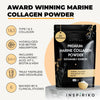 Marine Collagen Powder for Women - Marine Collagen with Hyaluronic Acid, Vitamin C, Biotin & MSM. Hydrolyzed Collagen Peptides Powder for Skin, Hair, Nails Backed by 6 Clinical Studies, 30 Servings