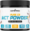 Keto-Pro MCT Powder 250g | Most Ketogenic of All MCT's | Purest, Premium C8 Keto Creamer Ideal in Coffee | Suitable for Paleo & Vegan Diets | Gluten & Palm Oil Free | Pure Caprylic Acid