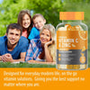 Vitamin C and Zinc Gummies by C Defence, Immunity, Vegan Gummies for Adults and Children- Orange Flavour