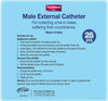 25-Units Rubber Urinal Bag Male External Catheters | Condom Catheters Single use ((Small 20 mm 0.8 Inches)