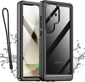 Samsung Galaxy S24 Ultra Case Waterproof Clear Built-in Screen Protector Snowproof,Dustproof,Shockproof,IP68 Certified[Real 360] Full Body Protection Fully Sealed Underwater for S24 Ultra 6.8"