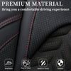 Car Seat Covers Full Set Universal for 5 Seats, Universal Fit For Most Cars, SUV, Sedans and Pick-up Trucks, Waterproof Automotive Seat Protector, Luxury Leather Car Seat Cushion, Airbag Compatible