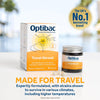 Travel Abroad Probiotics -Vegan Digestive Probiotic Supplement Formulated for Travel Support & Gut Health, 5 Billion Live Cultures - 20 Capsules