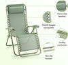 Zero Gravity Chairs Set of 2 - Reclining Sun Loungers for Garden - Textilene Folding Sunloungers with Detachable Headrest - Fold Away 2 Set Deck Chairs for Outdoor, Patio (Sage Green)