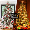 40M Battery Operated Christmas Lights with Timer 300LED Outdoor Waterproof Fairy String Lights 8 Modes String Lights for Xmas Party Christmas Tree Garden Gazebo Wedding Decoration, Warm White