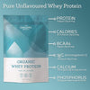 The Organic Protein Co - Pure Unflavoured Organic Whey Protein Powder | Additive Free, Undenatured, Bioactive, UPF Free, Emulsifier Free, Primarily Grass Fed, Vegetarian, Gluten Free – 400g