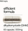 Recovery Formula Dietary Supplement | Dihydromyricetin (DHM) 60 Capsules of 650mg | Pure & Quality Ingredients | Vegan & Suitable with Keto/Paleo Diets | No Soy or Gluten