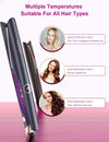 Hair Straighteners and Curlers 2 in 1 - Twist Flat Curling Iron Pro Multi-Styler for Curl/Wave/Straighten Hair