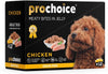 Prochoice Chunks In Jelly With Chicken For Adult Dogs 100gr 1pack (12pcs)