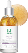 AMPLE:N Peptide Shot Ampoule 3.38 fl. oz. (100ml) - Ultimate Anti Aging & Anti Wrinkle Facial Firming Serum, Tri-Peptides Booster, Plump, Rejuvenating Skin Care, Lifts Sagging Skin