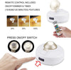 LED Spotlights Ceiling Light Wireless Battery Operated Dartboard Light Stick on Lights, Dimmable Uplight with Remote for Lighting up Painting Picture Artwork Frame Closet, Warm White, 2 Pack