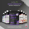 ZM+ Supplements for Men & Women - 180 High Strength Tablets (6 Months) - Vegan Supplement Zinc Magnesium Vitamin B6 - Sleep Aid, Muscle Recovery, Supports Testosterone Levels - UK Made -