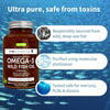 Omega-3 Wild Fish Oil & Astaxanthin, The Most Advanced Triglyceride Form rTG Omega-3, EPA & DHA 1000mg, Ultra Pure; Free from Environmental Toxins, Lemon Flavour, 180 Small Softgels, by Igennus