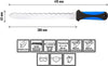 2 x Insulation Board Tool with Scabbard, Foam, Wool Cutting Tool 420mm Stainless, Saw RockWool