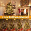 Christmas Tree Fairy Lights Outdoor - 50m 500LED Warm White String Light Mains Powered Dimmable 8-Modes Timer Remote Control Indoor Outside Waterproof Xmas Lighting Decoration