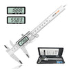 Electronic Digital Vernier Caliper - 150mm Stainless Steel Professional Metal Digital Caliper With Easy to Read Lcd Vernier Gauge, Inch/Metric Conversion