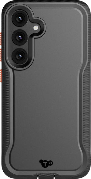 Evo Pro Samsung S24 Case: 20ft Military Drop Proof Protection, Case for Galaxy S24 with Enhanced Camera Protection, 2 Lanyards Included for Durability and Safety - Black