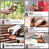 Mouse Sander, 130W 14000RPM Detail Sander with Dust Collector, Sander for Wood with 24 Pcs Sandpaper, Electric Sander Tool for Sanding Smoothing Dressing Polishing Varnishing Blemishes