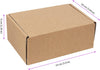 50 Pack Corrugated Shipping Boxes, 15 X 10 X 6 Cm Small Brown Packaging Cardboard Postal Carton Mailing Gift Parcel Boxes for Storing, Posting, Packaging, Shipping