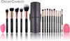 17 Piece Professional Makeup Brush Set: Make up brushes with Case, Beauty Blender, Brush Cleaner, Product Guide and Gift Box