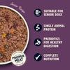 Made with Natural Ingredients Wet Dog Food Tin Senior Recipe with Turkey 6 x 400g