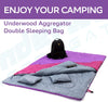 Double Sleeping Bag for Adults and Kids - Lightweight Sleeping Bag with 2 Pillows, 2 Man Large Sleeping bag for Camping, Waterproof 3 Season Sleeping Bag for Outdoor, Hiking by Underwood-Aggregator