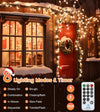 Fairy Lights Plug in Waterproof, 50M 500LED Long Christmas Tree Lights, Christmas Lights Outdoor with Remote/4 Brightness/8 Modes/Timer, Fairy Lights Mains Powered for Bedroom/Party/Xmas Decorations