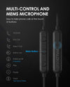 Lightning Headphones Earphones Earbuds Compatible iPhone 14 iPhone 13 iPhone 12 11 Pro Max iPhone X XS Max XR iPhone 8 7 Plus MFi Certified with Microphone Controller SweetFlow Black