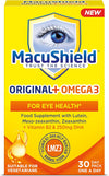 Original+ Omega 3-30 day pack, Eye Health Food Supplement containing Lutein, Meso-Zeaxanthin and Zeaxanthin, as well as Omeg a 3 and Vitamin B2 which each support normal vision