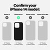 Idol Series Case for iPhone 14 Pro, Minimalist and sustainable protection - Black/Clear (IPH-2025-BLKC)