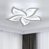 LED Ceiling Light, 60W Mordern Ceiling Lamp White, 6500K Cool White, Acrylic Petal Design Chandelier for Bedroom, Living Room, Dining Room, Kitchen, Φ60cm