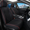 Car Seat Covers Full Set Universal for 5 Seats, Universal Fit For Most Cars, SUV, Sedans and Pick-up Trucks, Waterproof Automotive Seat Protector, Luxury Leather Car Seat Cushion, Airbag Compatible