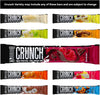 Crunch - High Protein Bars - 20g Protein Each Bar - Low Carb, Low Sugar Snack - 12 Pack x 64g (Variety Pack)