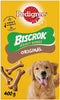 Biscrok Gravy Bones Biscuits Original Dog Treats 400g (Pack of 12)