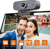 1080P USB Webcam with Mic PC Camera for Video Calling & Recording Video Conference/Online Teaching/Business Meeting Compatible with Computer Desktop Laptop MacBook for Windows Android Ios