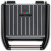 Medium Electric Steel Grill [Non stick, Healthy, Griddle, Toastie, Hot plate, Panini, BBQ, Energy saving, Vertical storage, Easy clean, Drip tray, Ready to cook light] Grey, 1650W 25041