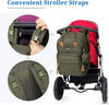 Changing Bag Backpack, Large Nappy Back Pack Multifunction Baby Bags with Portable Changing Mat, Pacifier Holder, and Stroller Straps, for Mom and Dad