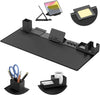 Desk Pad Mat Set, 6 in 1 Mouse Mat with Magnetic Desktop Storage Accessories DIY Feature for Phone and Tablet Stand/Cup Holder/Card Holder/Pen Holder/Cable Management for Home Office Accessories