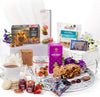 Luxury Christmas Food Hamper | Afternoon Tea Hamper, Hampers & Gourmet Gifts, Birthday Hamper - Gourmet Snacks with Tea, Cake, Fudge, Macarons, Jam, Shortbread, Nuts, Popcorn